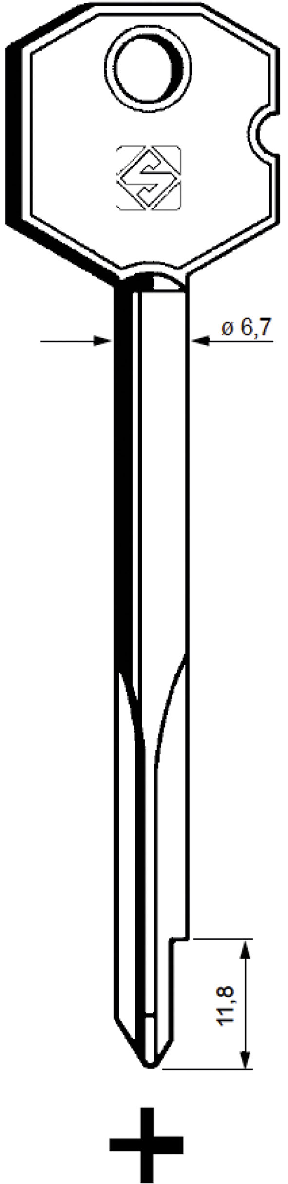 CHIAVI NAZIONALI A CROCE XBW3                     