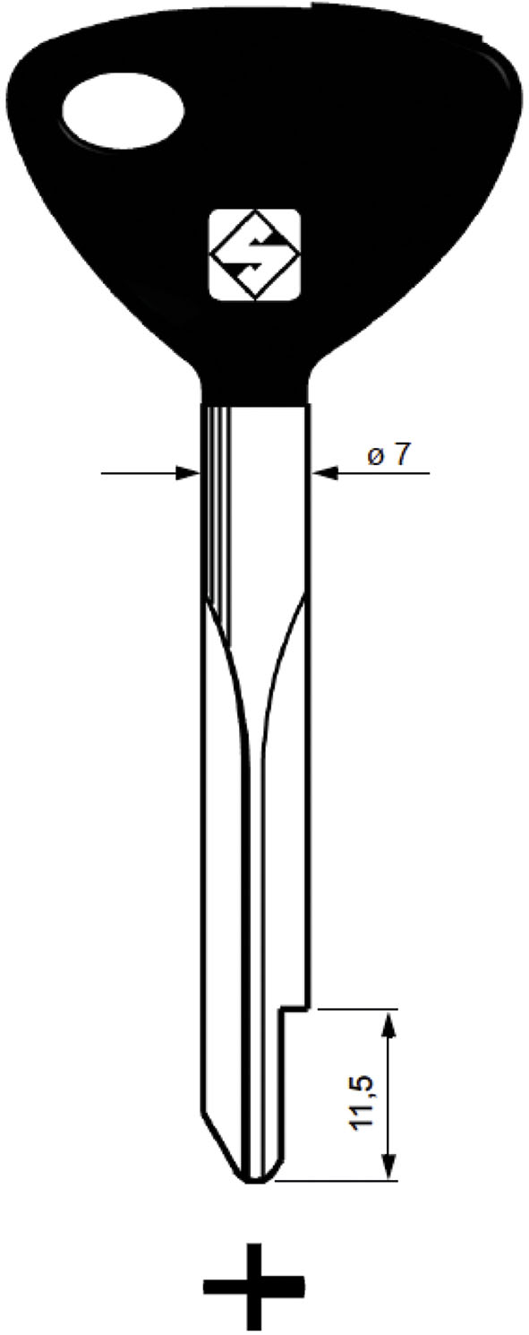 CHIAVI NAZIONALI A CROCE XF2P                     