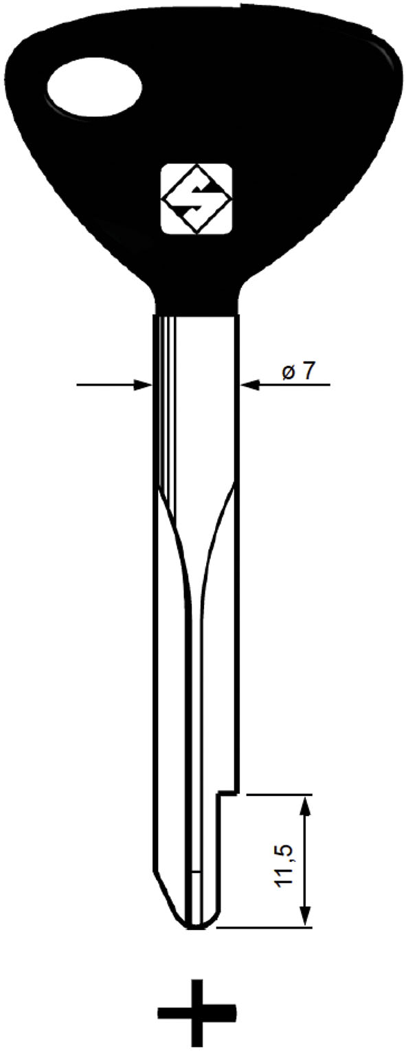 CHIAVI NAZIONALI A CROCE XY4P                     