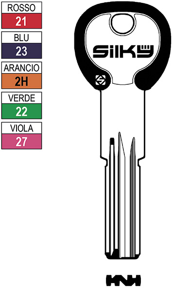 CHIAVI PUNZONATE SILKY AGB8DZ                     