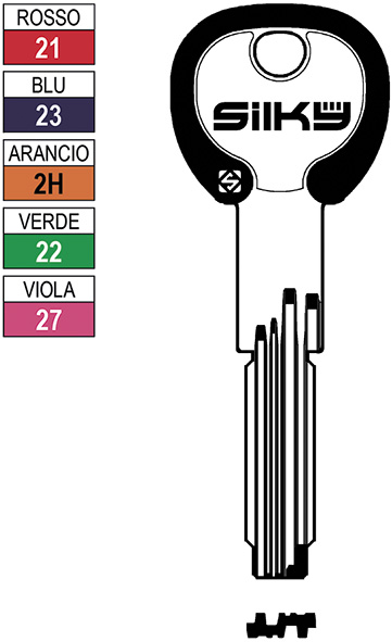 CHIAVI PUNZONATE SILKY CS70DZ                     