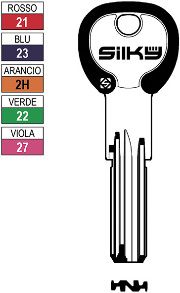 CHIAVI PUNZONATE SILKY IE26DZ                     