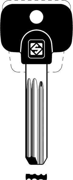 CHIAVI PUNZONATE MTK12RP-40                       