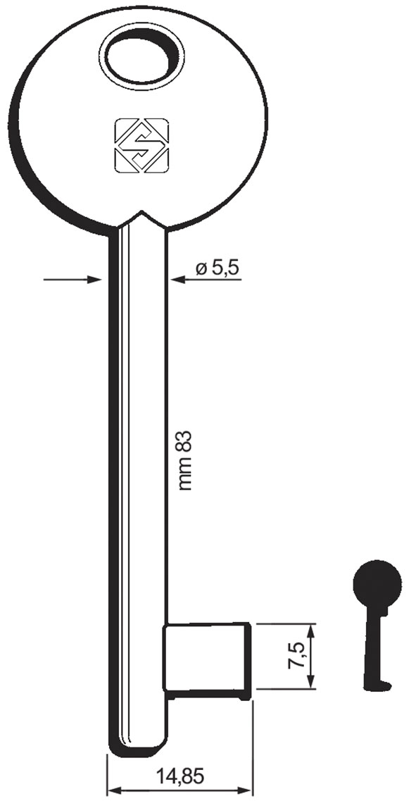 CHIAVI PASSEPARTOUT SILCA 6P2D-20G                