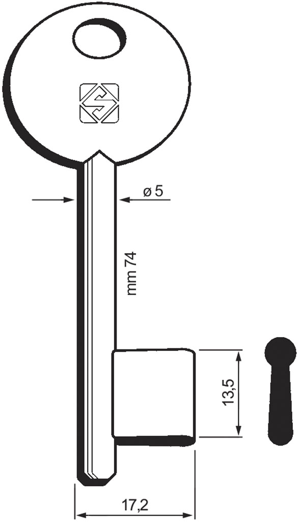 CHIAVI PASSEPARTOUT SILCA 6P4MP-20G               