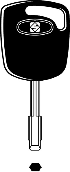 CHIAVI AUTO TRANSPONDER FO21TE                    