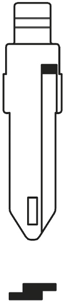 CHIAVI AUTO INSERTO CH RADIOCOMANDI NE72CH        