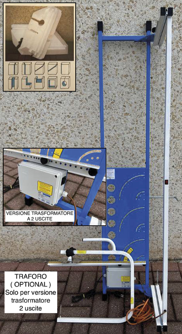 TAGLIERINE A CALDO T.POLISTIROLO USCITA DOPPIA    