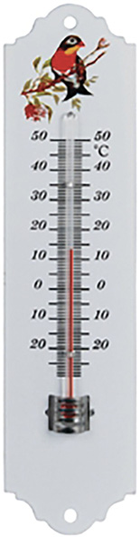 TERMOMETRO PARETE IN METALLO VELAMP THERM28       