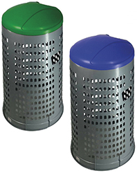 TRESPOLI SPAZZATURA ECOLINE CON COPERCHIO         