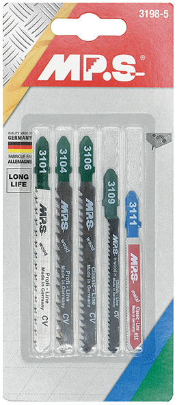 LAME SEGHETTO MPS SERIE MIX 5PZ 3198              