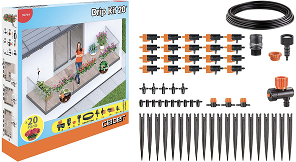 KIT DRIP 20 VASI CLABER                           