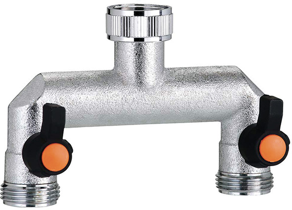 PRESE RUBINETTO CLABER OTTONE 2 VIE FILETTATE REG.