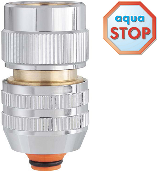 RACCORDI CLABER OTTONE 1/2"-5/8" AQUASTOP         