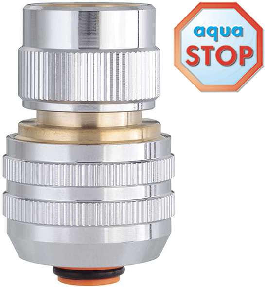 RACCORDI CLABER OTTONE 3/4" AQUASTOP              