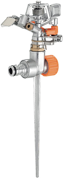 IRRIGATORE CLABER IMPACT METAL-JET SU PICCHETTO   
