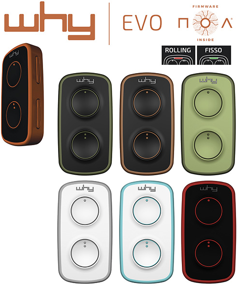 RADIOCOMANDI LOGATI * MULTIFREQ. WHY EVO NOA MINI 